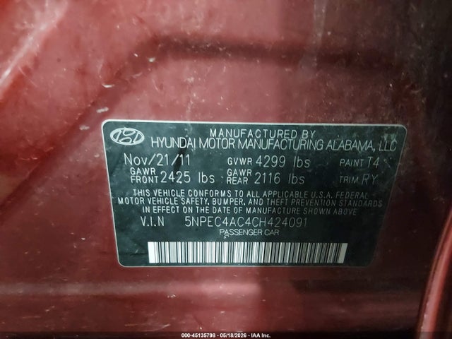 Hyundai SONATA Se