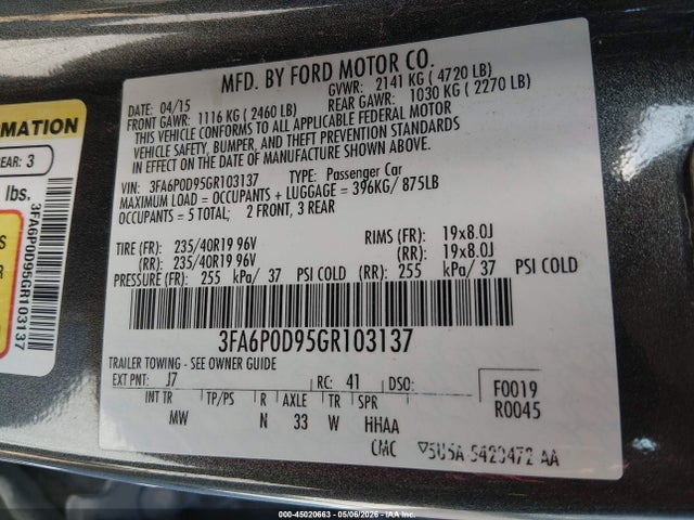 Ford Fusion Titanium