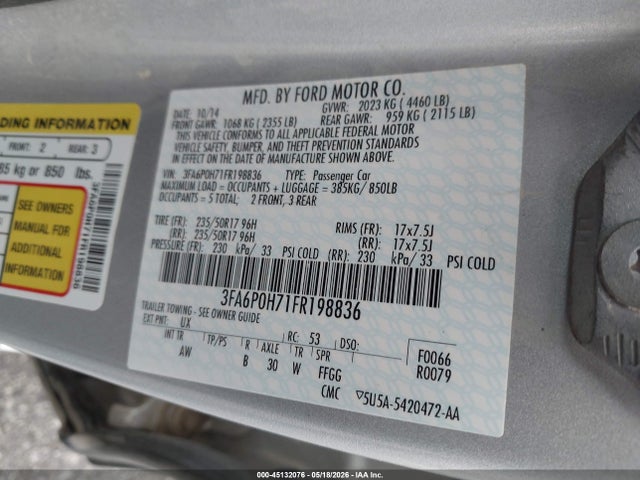 Ford Fusion Se