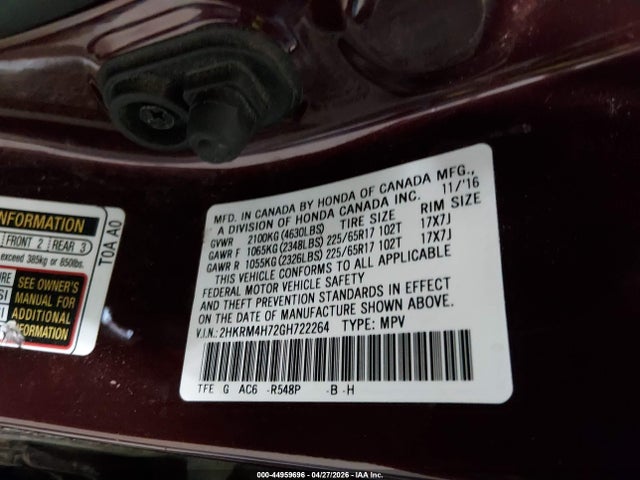 Honda CR-V Ex-l