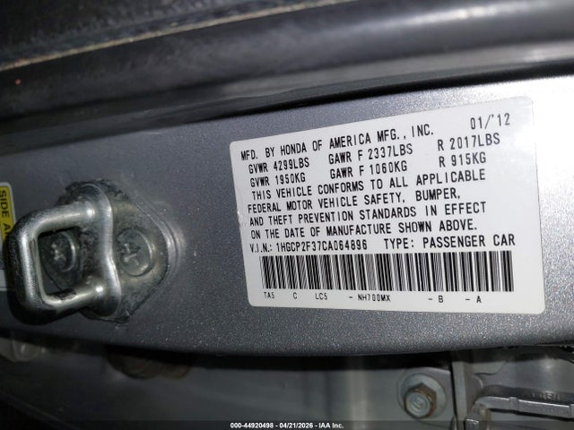 Honda Accord 2.4 Lx