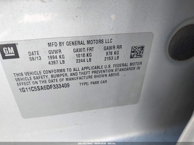 Chevrolet Malibu 1lt