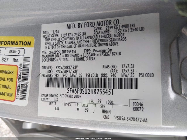 Ford Fusion Titanium