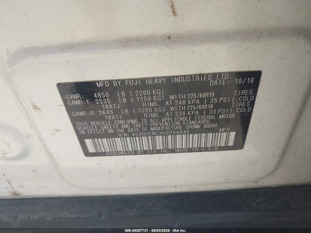Subaru Outback 3.6r Limited