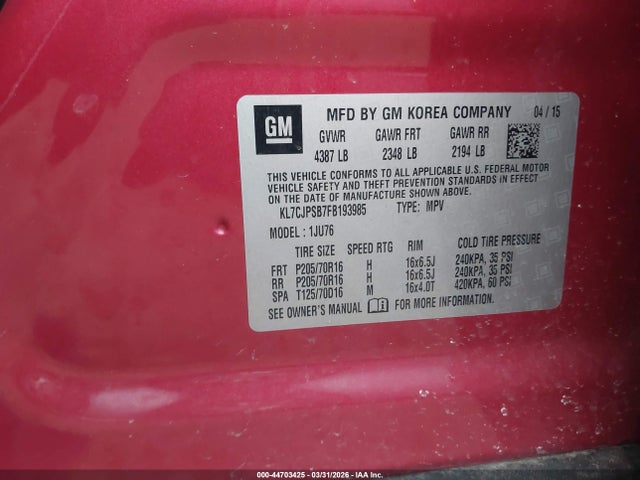Chevrolet Trax 1ls