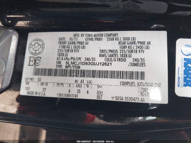 Lincoln MKC Premier