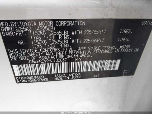 Toyota RAV4 Le