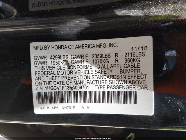 Honda Accord Lx