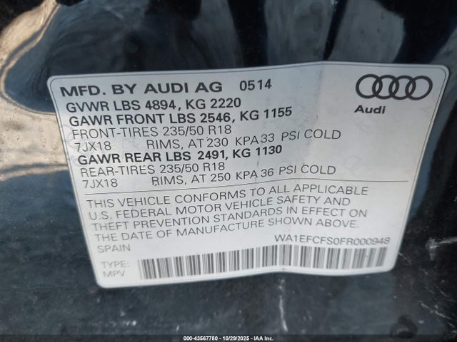 Audi Q3 2.0t Premium Plus