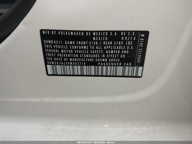 Volkswagen Jetta 2.0l S