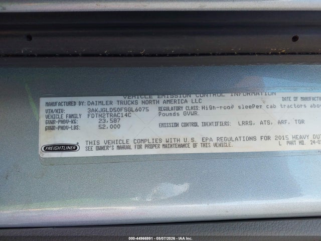 Freightliner Cascadia 125