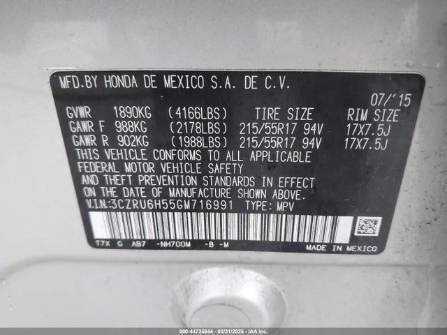 Honda HR-V Ex