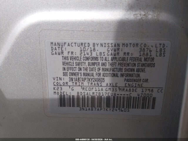Nissan Sentra Sr