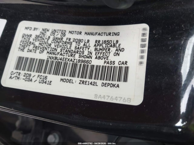 Toyota Corolla Le