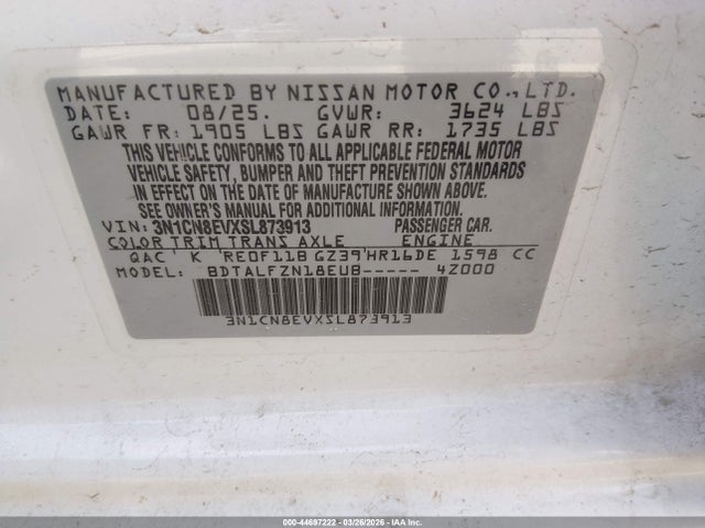 Nissan Versa 1.6 Sv