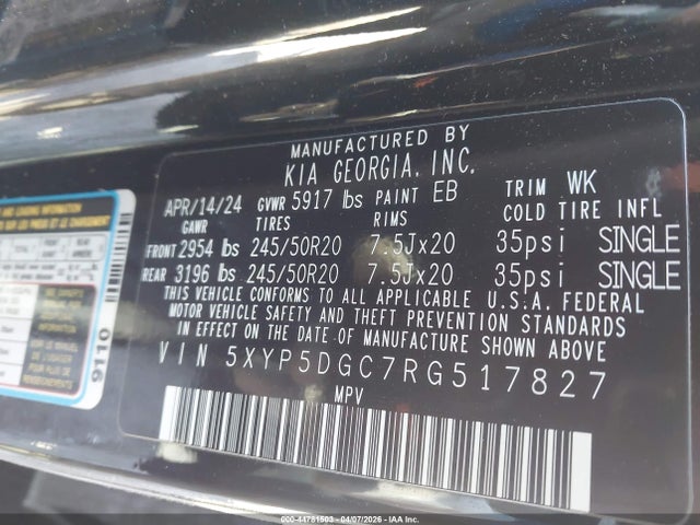 Kia Telluride Sx X-line