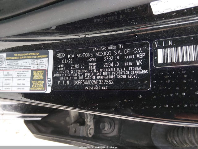 Kia Forte Ex