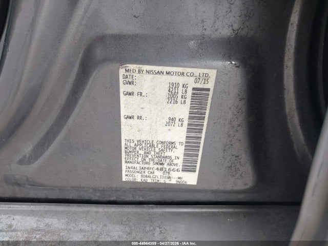 Nissan Altima 2.5 S