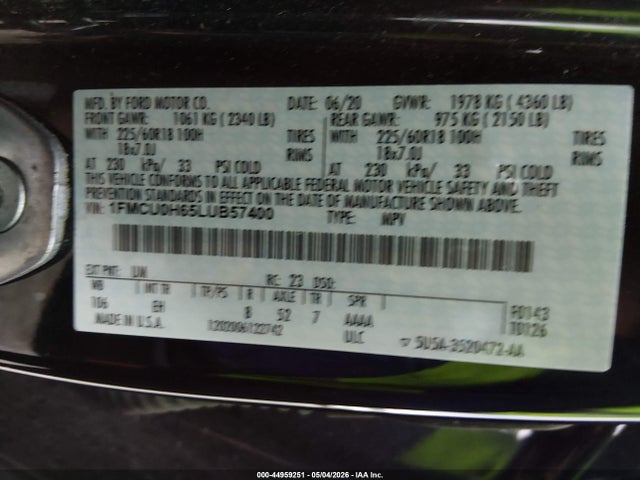 Ford Escape Sel