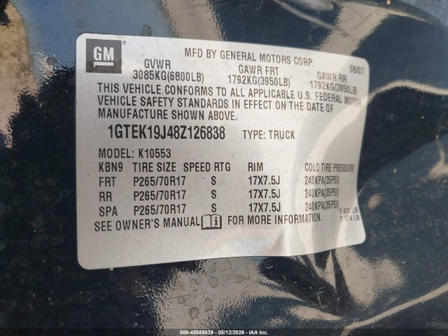 GMC Sierra 1500 Sle2