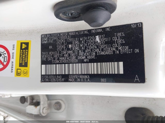 Toyota Highlander Se V6