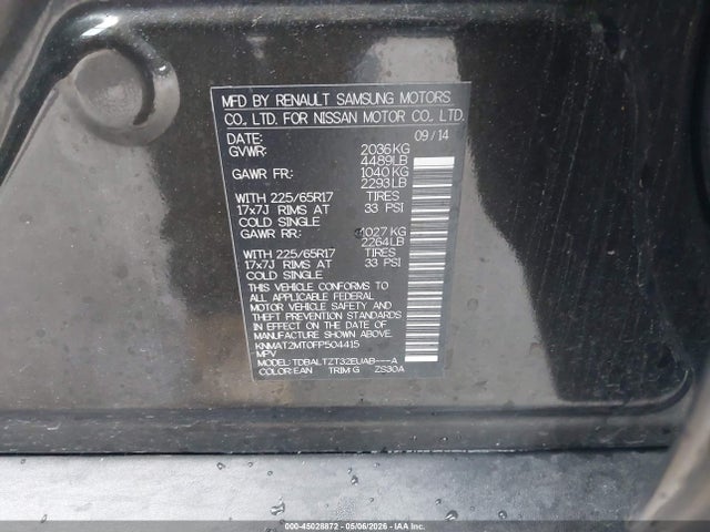 Nissan Rogue Sv