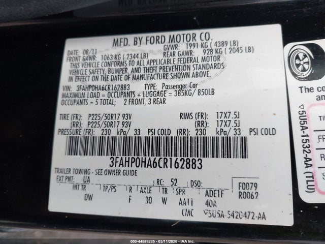 Ford Fusion Se