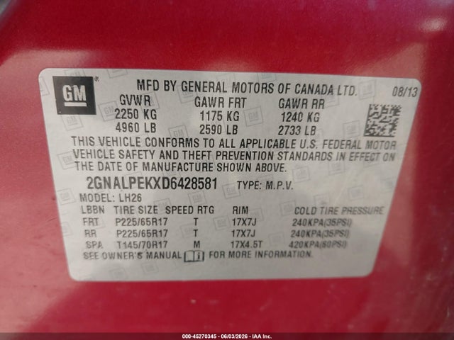 Chevrolet Equinox 2lt