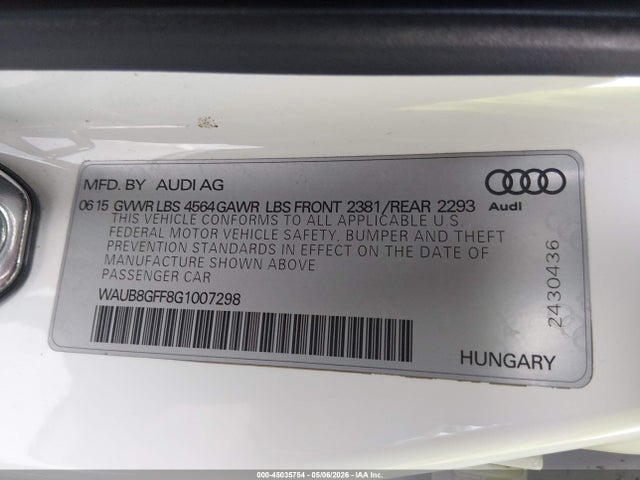 Audi A3 2.0t Premium