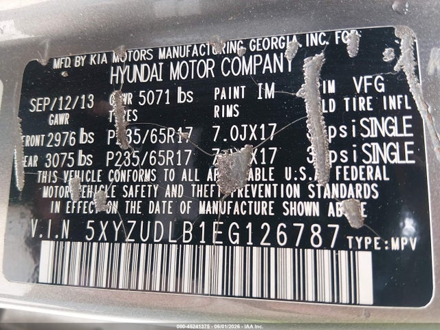Hyundai SANTA FE 2.4l