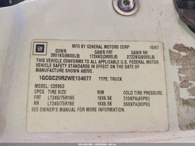 Chevrolet C2500 Fleetside