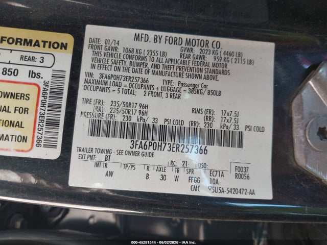 Ford Fusion Se