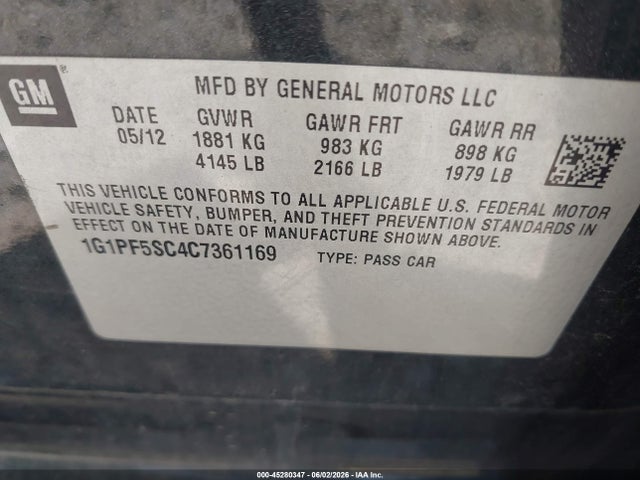 Chevrolet Cruze 1lt