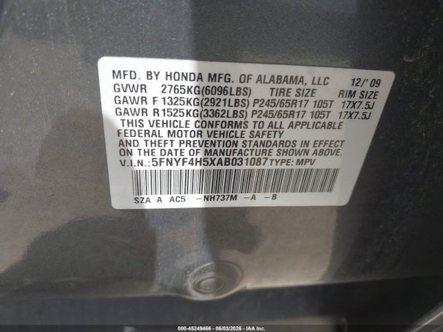 Honda Pilot Ex-l
