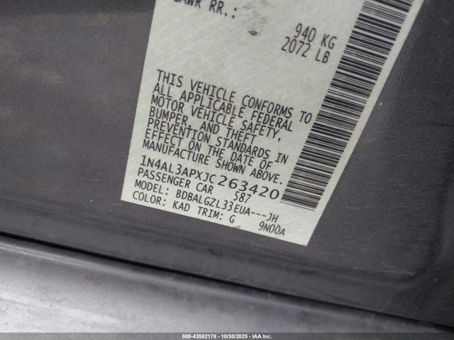 Nissan Altima 2.5 S