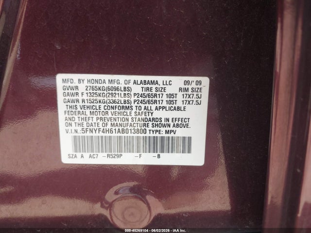 Honda Pilot Ex-l