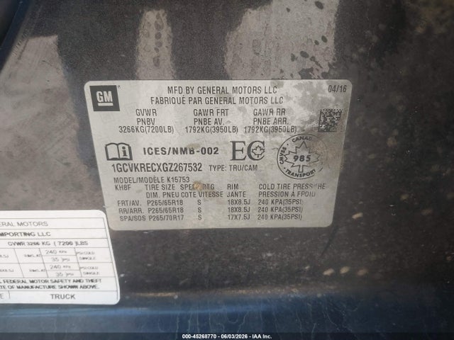 Chevrolet Silverado 1500 2lt