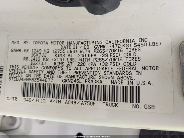 Toyota Tacoma Base V6
