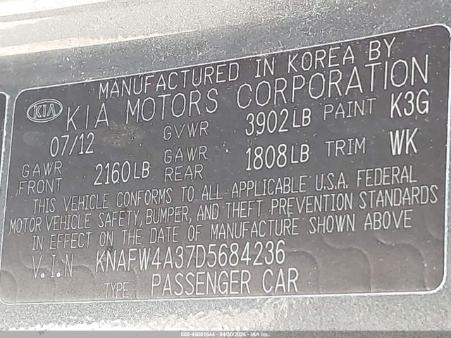 Kia Forte Sx