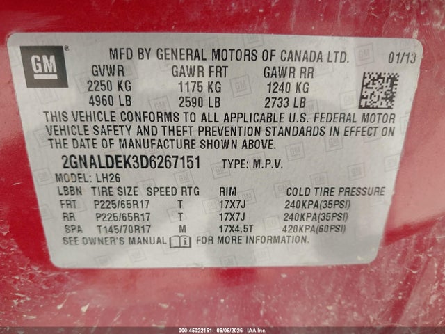 Chevrolet Equinox 1lt
