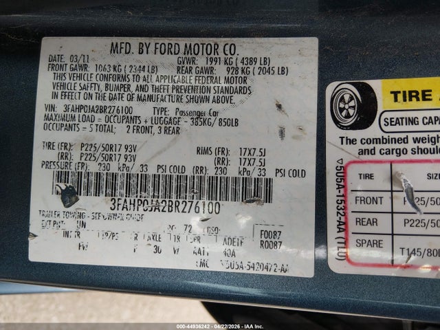 Ford Fusion Sel