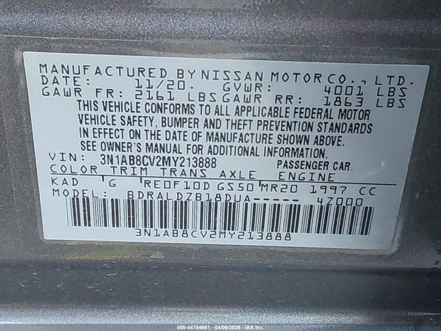 Nissan Sentra Sv Xtronic Cvt