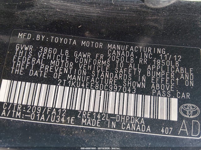 Toyota Matrix L