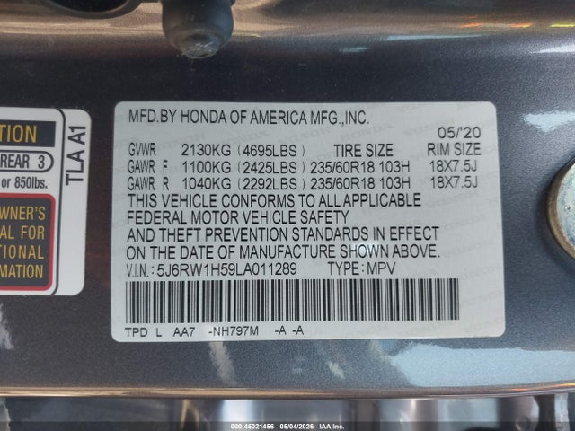 Honda CR-V 2wd Ex