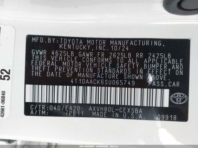 Toyota Camry Se