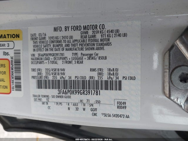 Ford Fusion Titanium