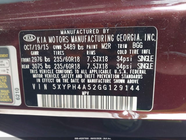 Kia Sorento 3.3l Ex