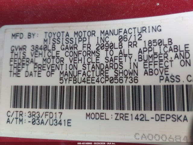 Toyota Corolla S