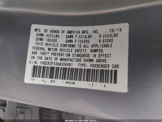 Honda Accord Sport
