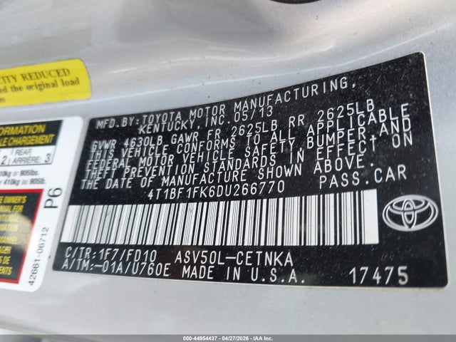 Toyota Camry Le